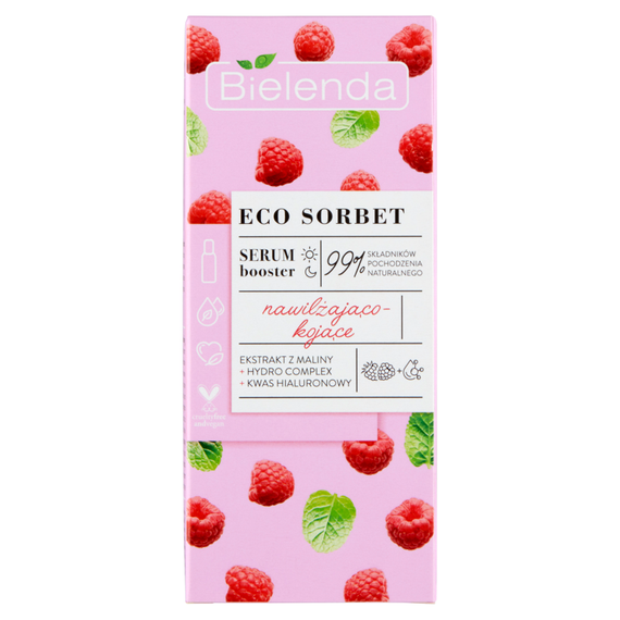 Bielenda Eco Sorbet Serum-Booster, feuchtigkeitsspendend und beruhigend, 30 ml