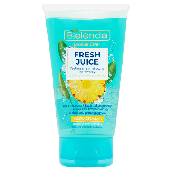 Bielenda Fresh Juice Peeling enzymatyczny do twarzy z bioaktywną wodą cytrusową 150 g