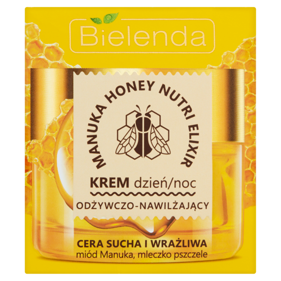 Bielenda Manuka Honey Nutri Elixir Odżywczo-nawilżający krem na dzień noc 50 ml