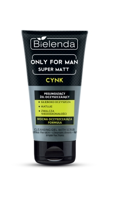 Bielenda Only For Men Super Mat Peelingujący żel oczyszczający 150g