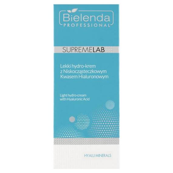 Bielenda Professional SupremeLab Light Hydro-Creme mit niedermolekularer Hyaluronsäure 50 ml