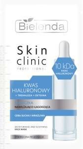 Bielenda Skin Clinic Professional Maseczka nawilżająco-łagodząca z kwasem hialuronowym 8 g