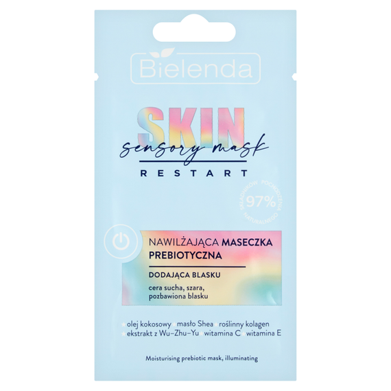 Bielenda Skin Restart Sensory Mask Feuchtigkeitsspendende präbiotische Maske 8 g