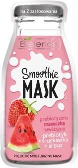 Bielenda Smoothie Mask Prebiotyczna maseczka nawilżająca prebiotyk + truskawka + arbuz 10 g