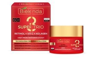 Bielenda Super Trio 60+ Ultra naprawczy krem przeciwzmarszczkowy dzień noc 50 ml