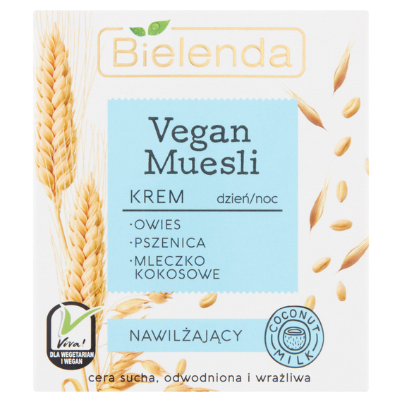 Bielenda Vegan Muesli Feuchtigkeitsspendende Tages- und Nachtcreme 50 ml