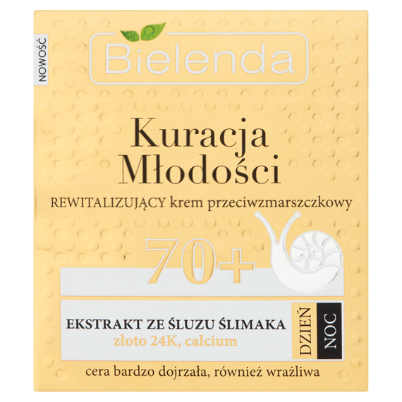 Bielenda Youth Treatment 70+ Revitalisierende Anti-Falten-Creme für Tag und Nacht 50 ml