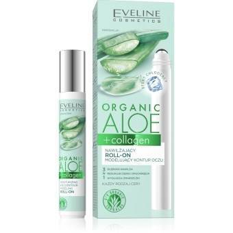 Bio-Aloe + Kollagen Feuchtigkeitsspendender Roll-on, der die Augenkontur modelliert