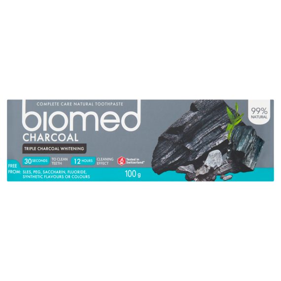 Biomed Charcoal Pasta do zębów 100 g