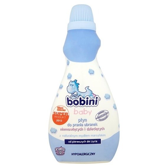 Bobini Baby Płyn do prania ubranek niemowlęcych i dziecięcych z mleczkiem bawełnianym 2l