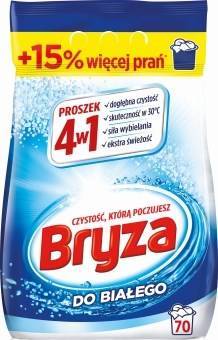 Bryza 4in1 Waschpulver für Weiß 4,55 kg (70 Wäschen)