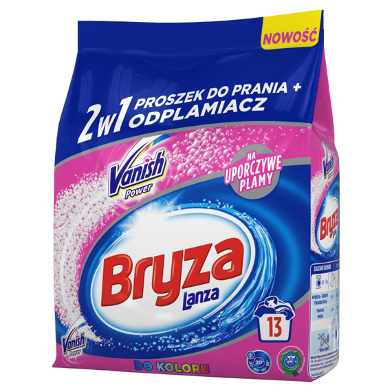 Bryza Vanish Ultra-2in1 Farbe Waschmittel und Fleckenentferner 1 kg