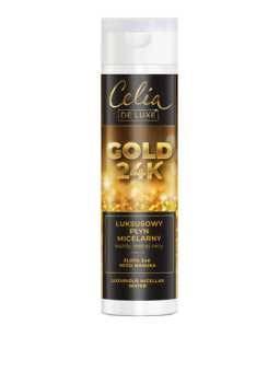 CELIA De Luxe Gold 24k płyn micelarny 200ml 