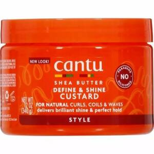 Cantu Define & Shine Custard ist eine 340-g-Stylingcreme,