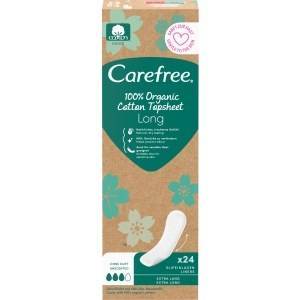 Carefree 100% Organic Cotton Topsheet wkładki higieniczne 24szt