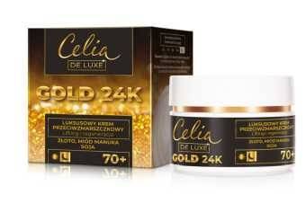 Celia Gold 24k Luksusowy krem do twarzy przeciwzmarszczkowy 70+