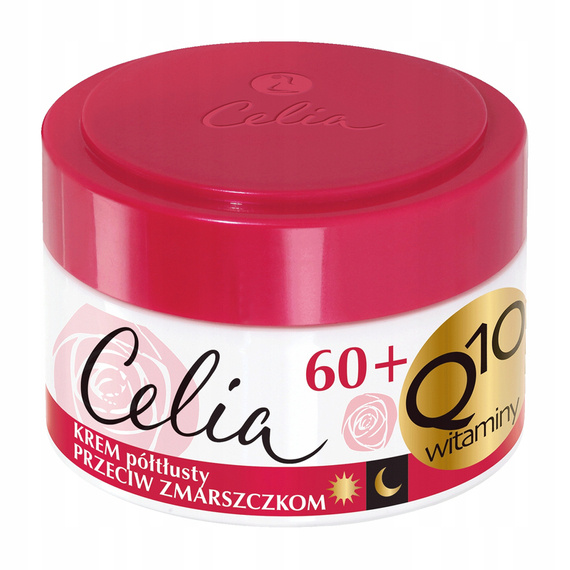 Celia Q10 przeciwzmarszczkowy krem półtłusty 60+ z ceramidami 50ml