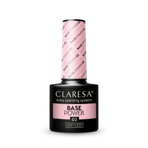 Claresa nail hybrid base POWER 02 base light pink builder base