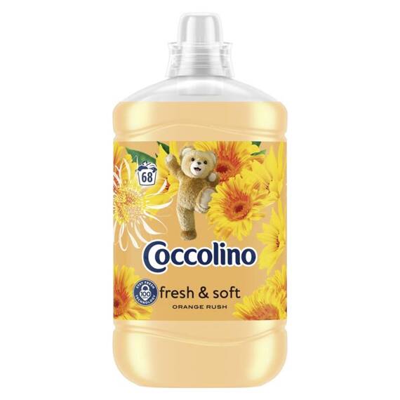 Coccolino Orange Rush Płyn do płukania tkanin koncentrat 1700 ml (68 prań)