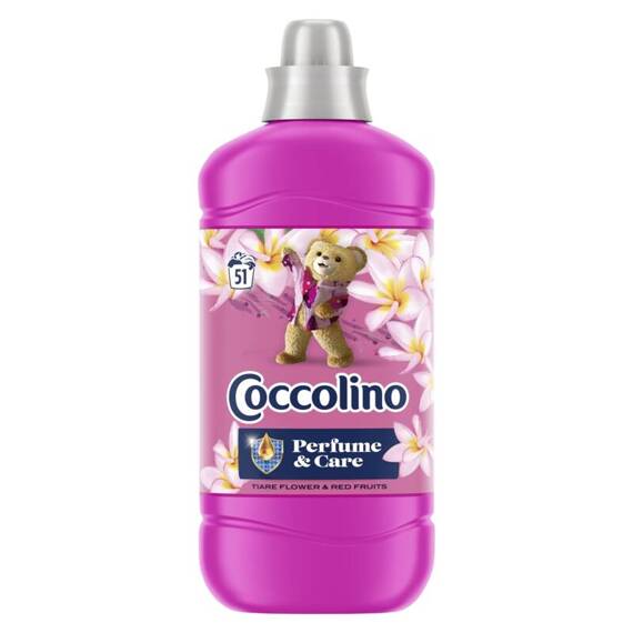 Coccolino Tiare Flower & Red Fruits Płyn do płukania tkanin koncentrat 1275 ml (51 prań)