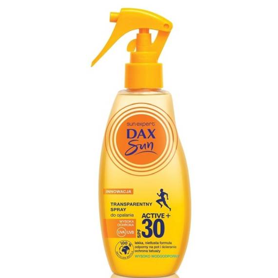 DAX SUN ACTIVE Transparentny spray ochronny SPF30 200 ml