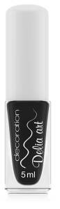 DELIA Kunst-Dekor-Lack Schwarz 5 ml