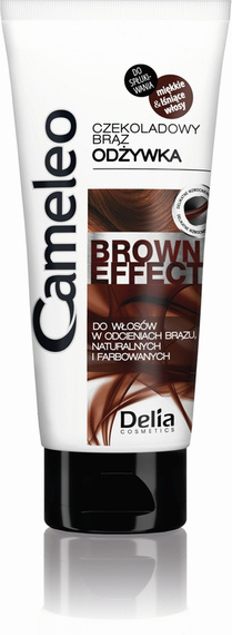 DELIA odżywka wzmacniająca kolor dla brunetek CAMELEO Brown, 200 ml