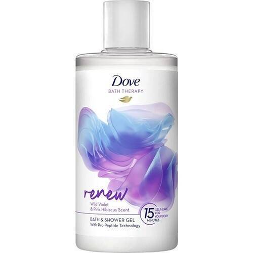 DOVE BATH THERAPY Płyn do kąpieli i żel pod prysznic 2w1 RENEW, 400 ml