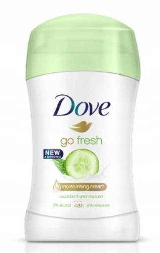 DOVE GO FRESH OGÓREK I TRAWA CYTRYNOWA SZTYFT 40ML