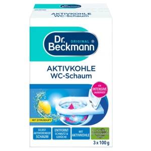 DR BECKMANN Odkamieniacz do WC aktywna piana WĘGIEL AKTYWNY CYTRYNA 3x100 g