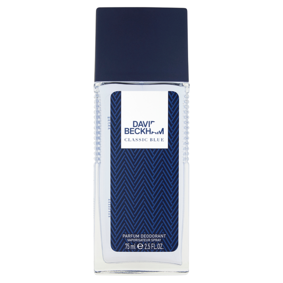 David Beckham Classic Blue Parfümiertes Deodorant in einem natürlichen Spray für Männer 75 ml