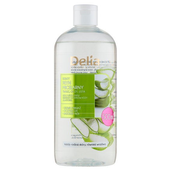 Delia Cosmetics Beruhigende Mizellenflüssigkeit 500 ml