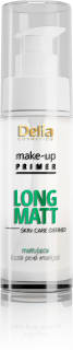 Delia Make-Up Primer Baza pod makijaż Skin Care Defined matujące, przedłużenie trwałości 30 ml