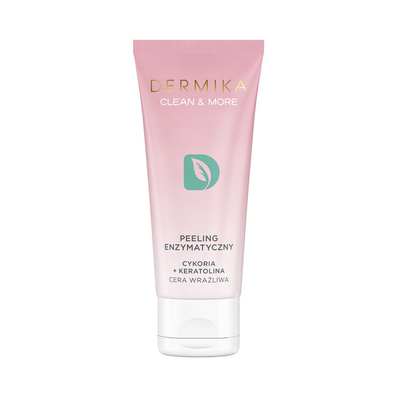 Dermika CLEAN & MORE Enzymatisches Peeling mit Zichorie + Keratolin für empfindliche Haut