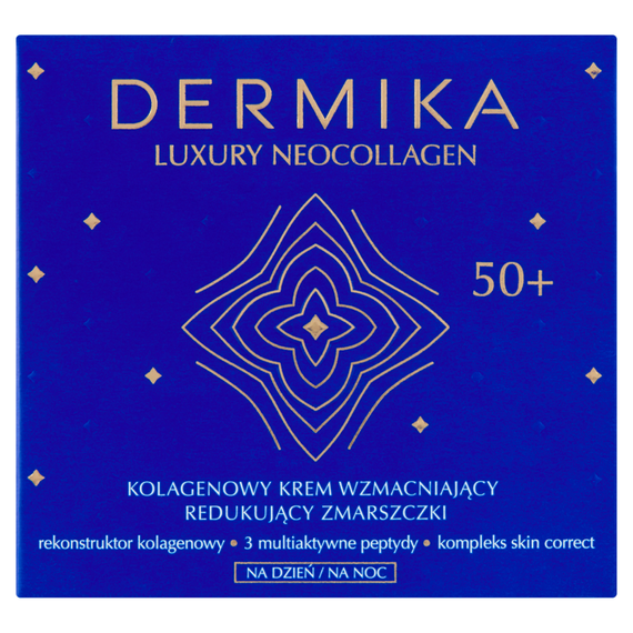 Dermika Luxury Neocollagen Kollagen-Stärkungscreme 50+ für Tag und Nacht 50 ml