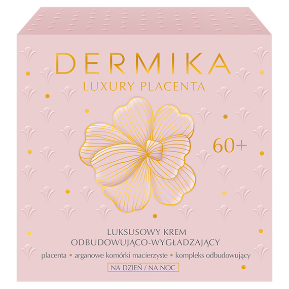 Dermika Luxury Placenta Luxuriöse Aufbau- und Glättungscreme 60+ für Tag und Nacht 50 ml