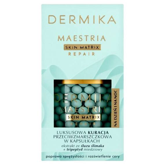 Dermika Maestria Luxuriöse Anti-Falten-Behandlung in Kapseln für Tag und Nacht 60 g