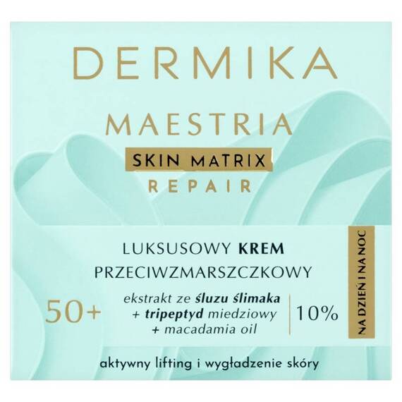 Dermika Maestria Luxuriöse Anti-Falten-Creme 50+ für Tag und Nacht 50 ml