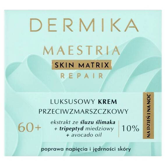 Dermika Maestria Luxuriöse Anti-Falten-Creme 60+ für Tag und Nacht 50 ml