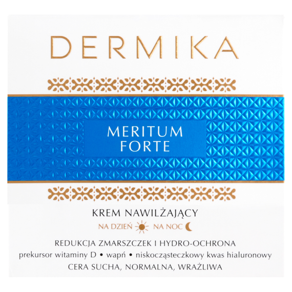 Dermika Meritum Forte Feuchtigkeitsspendende Tages- und Nachtcreme 50 ml