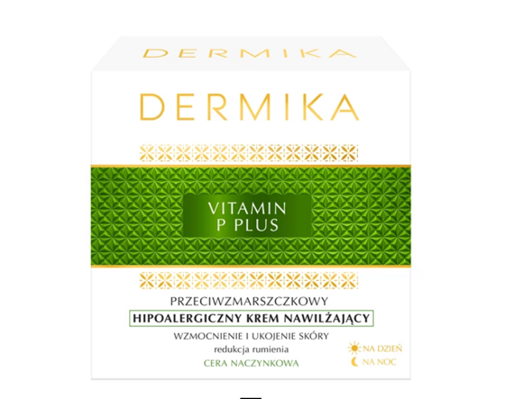 Dermika Vitamin P Plus Hypoallergene Anti-Falten-Feuchtigkeitscreme für Tag und Nacht 50 ml