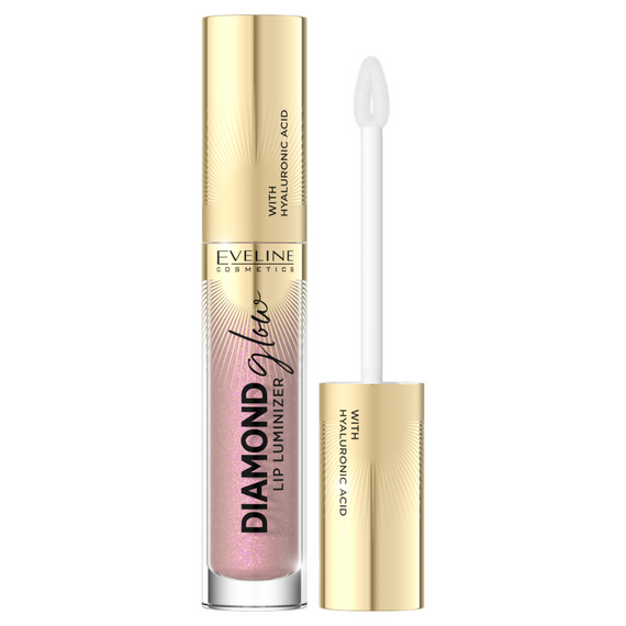 Diamond Glow Lip Luminizer Lipgloss mit Hyaluronsäure, Nr. 08