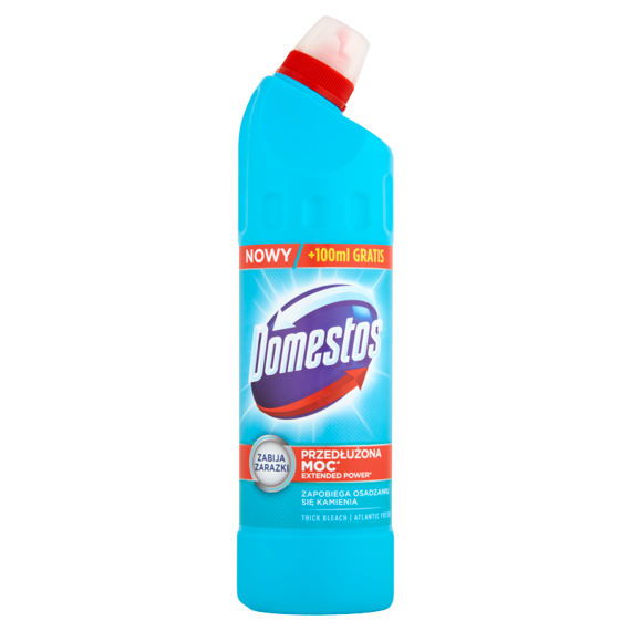 Domestos 24 Plus-Atlantic Frische flüssige Wasch- und Desinfektionsmittel 750ml