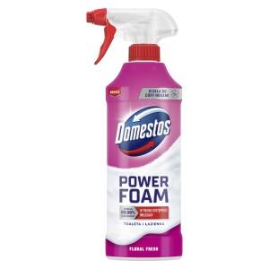 Domestos POWER FOAM Floral Fresh Reinigungsschaum für Toilette und Bad 435 ml