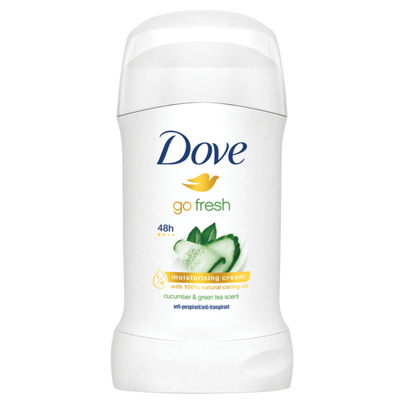 Dove Go Fresh Antitranspirant-Stick mit Gurken- und Grüntee-Duft, 40 ml