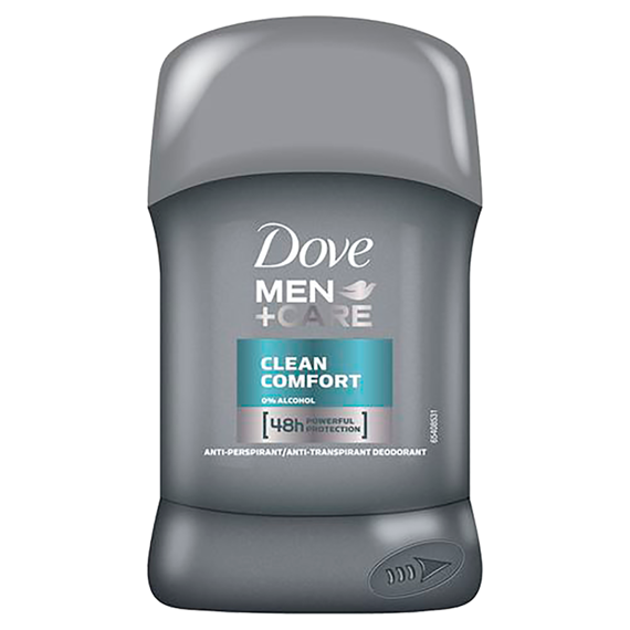 Dove Men Plus-Pflege Reinigen Comfort Antitranspirant-Stick 50 ml