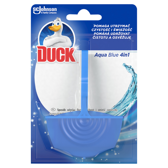 Duck Aqua Blue 4in1 Toilettenhaken 36 g