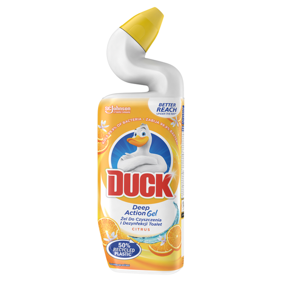 Duck Deep Action Citrus Gel zur Reinigung und Desinfektion von Toiletten 750 ml