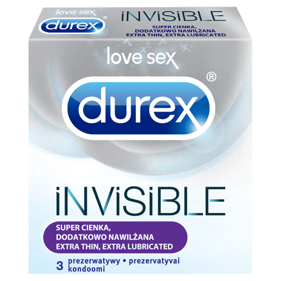 Durex Unsichtbare Kondom 3 Stück