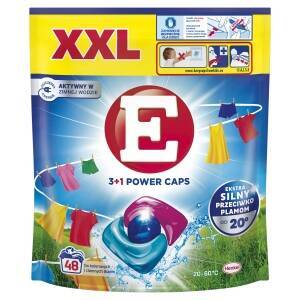 E Power Caps Color und Dark Fabric Washing Capsules 48 Wäschen